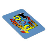 Bernese Mountain Dog Agility Magnet (Rechte Seite)