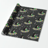 Bernese Mountain Dog Alien UFO Geschenkpapier (Ungerollt)