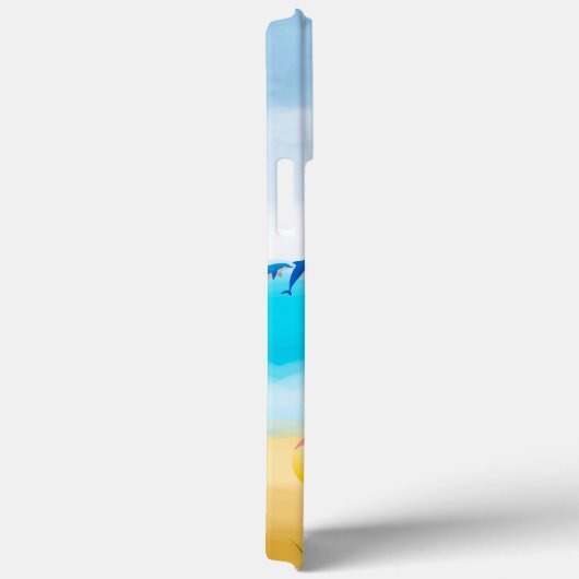 Bernese Mountain Dog am Strand Case-Mate iPhone Hülle (Rückseite / Rechts)