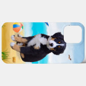 Bernese Mountain Dog am Strand Case-Mate iPhone Hülle (Rückseite (Horizontal))