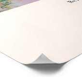 Bernese Mountain Dog Art Print Monet Style Floral  Poster (Ecke)