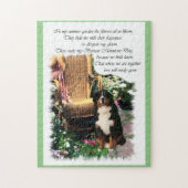 Bernese Mountain Dog Art Puzzle (Vertikal)
