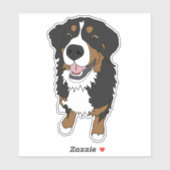 Bernese Mountain Dog Aufkleber (Blatt)