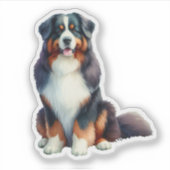 Bernese Mountain Dog Aufkleber (Vorderseite)