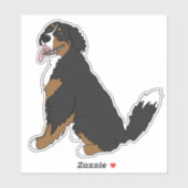 Bernese Mountain Dog Aufkleber (Blatt)