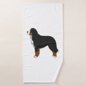 Bernese Mountain Dog Badehandtuch (Badehandtuch)