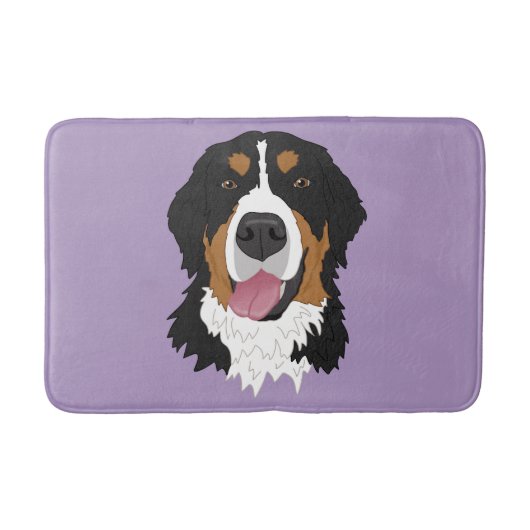 Bernese Mountain Dog Badematte (Vorderseite)