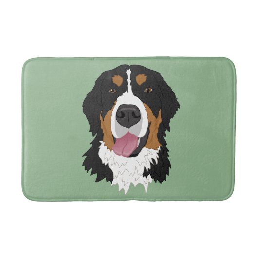 Bernese Mountain Dog Badematte (Vorderseite)