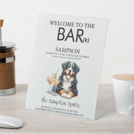 Bernese Mountain Dog Bar Sockelschild