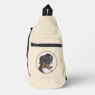 Bernese Mountain Dog Berner Malerei Niedlicher Hau Crossbody Bag