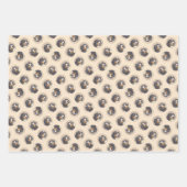 Bernese Mountain Dog Berner Malerei Niedlicher Hau Geschenkpapier Set (Vorderseite)