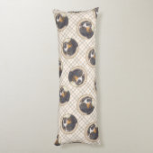 Bernese Mountain Dog Berner Malerei Niedlicher Hau Seitenschläferkissen (Rückseite (Vertikal))