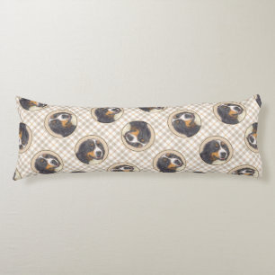 Bernese Mountain Dog Berner Malerei Niedlicher Hau Seitenschläferkissen