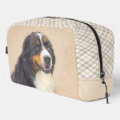Bernese Mountain Dog Berner Malerei Niedlicher Hau Waschbeutel (Rechte Ecke)