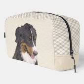 Bernese Mountain Dog Berner Malerei Niedlicher Hau Waschbeutel (Rechte Ecke)