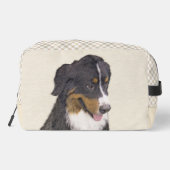 Bernese Mountain Dog Berner Malerei Niedlicher Hau Waschbeutel (Rückseite)