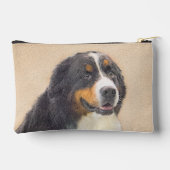 Bernese Mountain Dog Berner Malerei Niedlicher Hau Zubehörtasche (Rückseite)