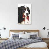 Bernese Mountain Dog (Berner Sennenhund) mit Leinwanddruck (Insitu (Schlafzimmer))