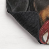 Bernese Mountain Dog (Berner Sennenhund) mit Mousepad (Ecke)