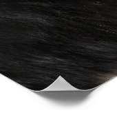 Bernese Mountain Dog (Berner Sennenhund) mit Poster (Ecke)