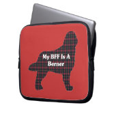 Bernese Mountain Dog BESTE FREUNDIN Laptopschutzhülle (Vorderseite Links)