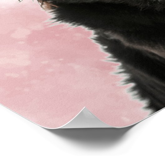 Bernese Mountain Dog Beste Mama Poster (Ecke)