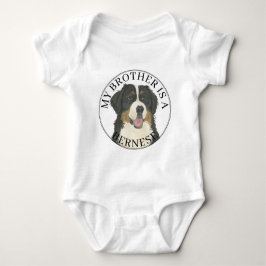 Bernese Mountain Dog Big Brother Baby Strampler