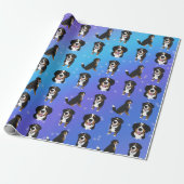 Bernese Mountain Dog Birthday Geschenkpapier (Ungerollt)