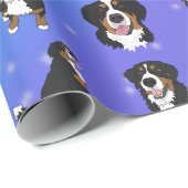 Bernese Mountain Dog Birthday Geschenkpapier (Rolleneckpunkt)