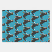 Bernese Mountain Dog Birthday Geschenkpapier Set (Vorderseite)