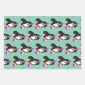 Bernese Mountain Dog Birthday Geschenkpapier Set (Vorderseite)