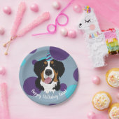 Bernese Mountain Dog Birthday Pappteller (Party)