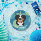 Bernese Mountain Dog Birthday Pappteller (Party)