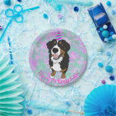 Bernese Mountain Dog Birthday Pappteller (Party)