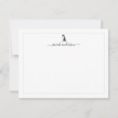 Bernese Mountain Dog Border Personalized Mitteilungskarte (Vorderseite)