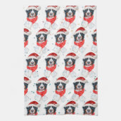 Bernese Mountain Dog Breed Christmas Geschirrtuch (Vertikal)