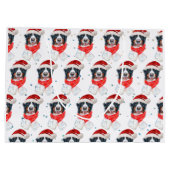 Bernese Mountain Dog Breed Christmas Große Geschenktüte (Rückseite)