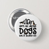 Bernese Mountain Dog Button (Vorne & Hinten)
