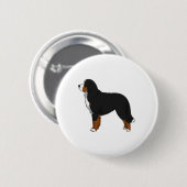 Bernese Mountain Dog Button (Vorne & Hinten)