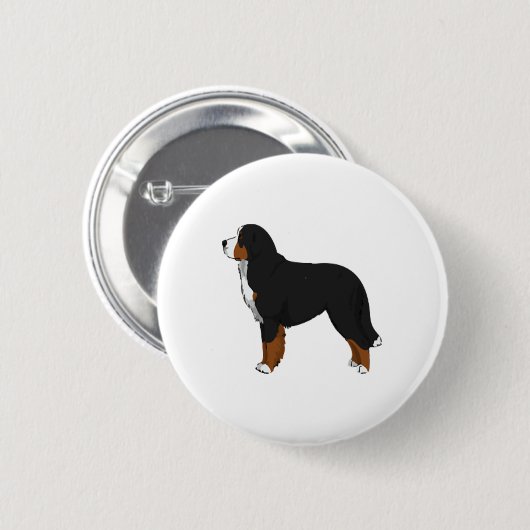 Bernese Mountain Dog Button (Vorne & Hinten)