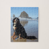 Bernese Mountain Dog Cannon Beach Puzzle (Vertikal)
