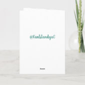 Bernese Mountain Dog Card Karte (Rückseite)