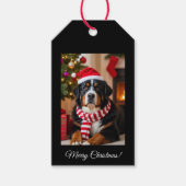 Bernese Mountain Dog Christmas Geschenkanhänger (Vorderseite)