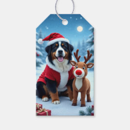 Bernese Mountain Dog Christmas Geschenkanhänger