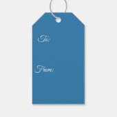 Bernese Mountain Dog Christmas Geschenkanhänger (Rückseite)