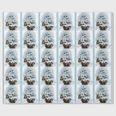 Bernese Mountain Dog Christmas Geschenkpapier (Flach)