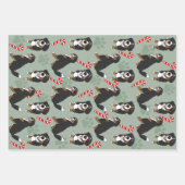 Bernese Mountain Dog Christmas Geschenkpapier Set (Vorderseite 2)