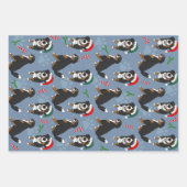 Bernese Mountain Dog Christmas Geschenkpapier Set (Vorderseite 3)