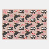 Bernese Mountain Dog Christmas Geschenkpapier Set (Vorderseite 3)