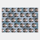 Bernese Mountain Dog Christmas Geschenkpapier Set (Vorderseite)